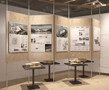 Modern Exhibition Hall-ID:383809093