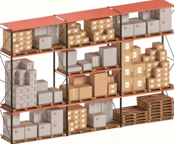 Industrial Style Supermarket Shelf-ID:264318948