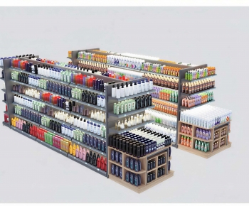 Modern Supermarket Shelf-ID:717925071