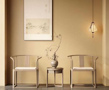 New Chinese Style Lounge Chair-ID:704538118