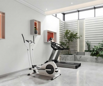 Modern Home Fitness Room-ID:440557961