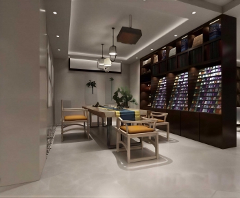 New Chinese Style Tea House-ID:889904022