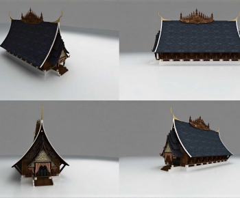Southeast Asian Style Religious Architecture-ID:795519425