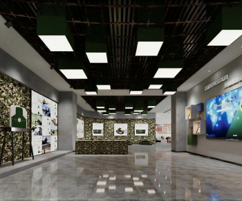 Industrial Style Exhibition Hall-ID:658332117