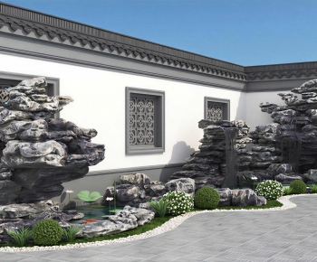 New Chinese Style Rockery Waterscape-ID:868226056