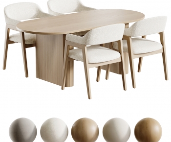 Modern Dining Table And Chairs-ID:323122982