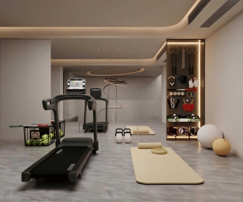 Modern Home Fitness Room-ID:143371111