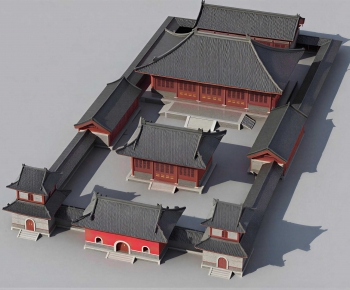 Chinese Style Ancient Architectural Buildings-ID:420022963