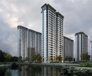 New Chinese Style Residential Building-ID:610358954