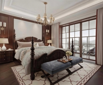 American Style Bedroom-ID:102579646