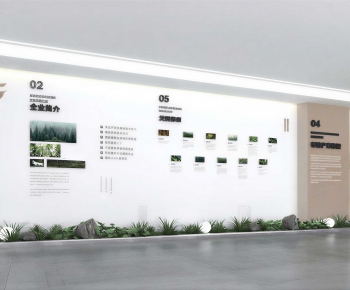 Modern Exhibition Hall-ID:666615969