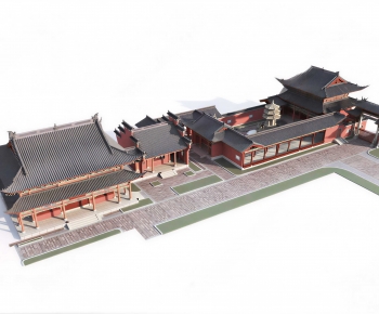Chinese Style Ancient Architectural Buildings-ID:325958014