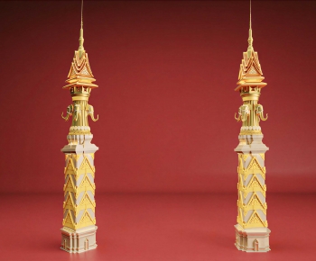Southeast Asian Style Tower-ID:738491063