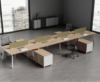 Modern Office Desk And Chair-ID:864012965