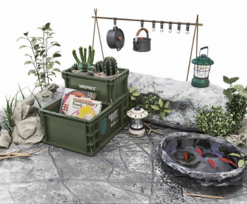 Modern Rockery Waterscape-ID:382678035