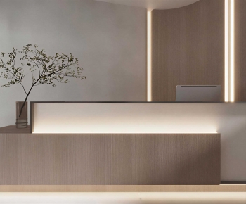 Modern Reception Desk-ID:291599043