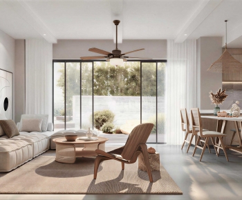 Wabi-sabi Style A Living Room-ID:564889933