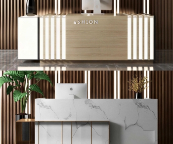 Modern Reception Desk-ID:919497972