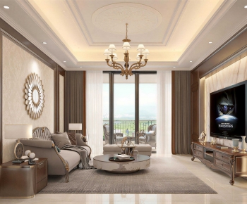 American Style A Living Room-ID:876506093