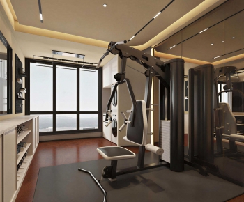 Modern Home Fitness Room-ID:779351006