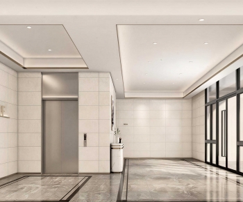 Modern Office Elevator Hall-ID:335669567