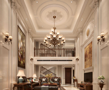 European Style A Living Room-ID:121377947