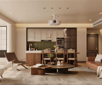 Modern A Living Room-ID:707490929