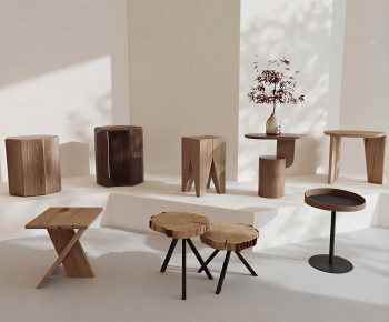 Wabi-sabi Style Side Table/corner Table-ID:943828111