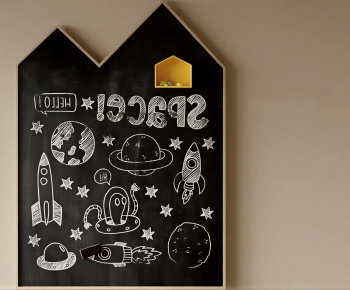 Modern Blackboard/whiteboard-ID:590985063