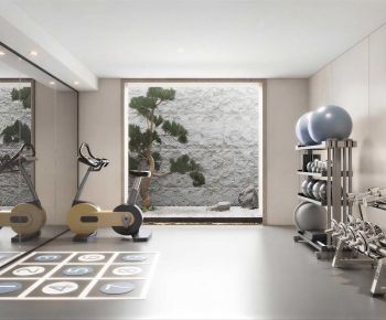 Modern Home Fitness Room-ID:571249961