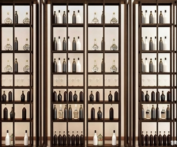 New Chinese Style Wine Cabinet-ID:387468101