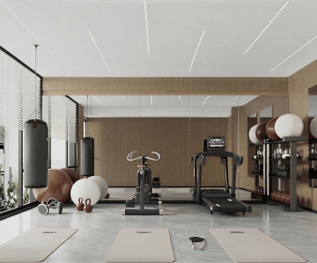 Modern Home Fitness Room-ID:709067119