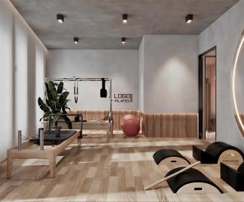 Wabi-sabi Style Yoga Room-ID:386660108