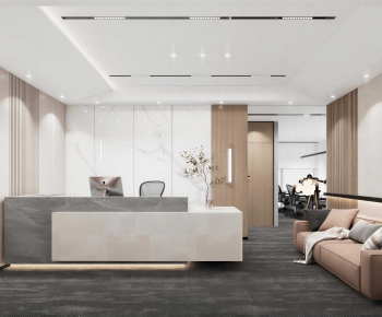 Modern Office Reception Desk-ID:333797933
