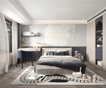 Modern Boy's Room And Son's Room-ID:273408964