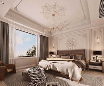French Style Bedroom-ID:749409916