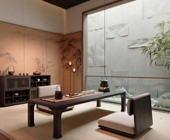 New Chinese Style Tea House-ID:388910066
