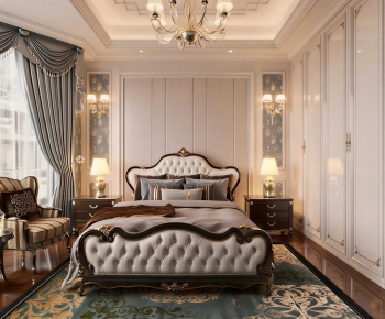 European Style Double Bed-ID:481446038