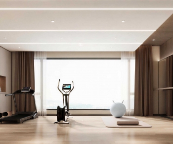 Modern Home Fitness Room-ID:119979412