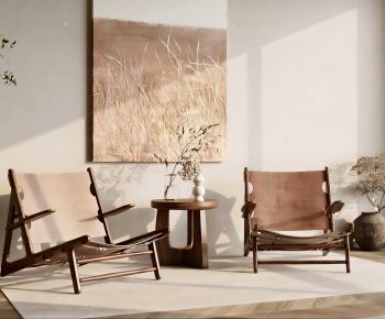 Wabi-sabi Style Lounge Chair-ID:550283919