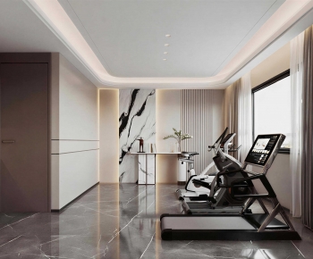 Modern Home Fitness Room-ID:735635047