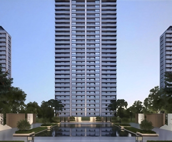 Modern Residential Building-ID:733165031