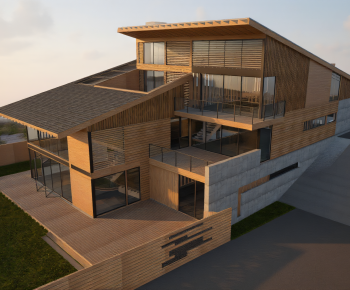Modern Appearance Of Commercial Building-ID:433568955