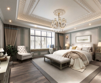 American Style Bedroom-ID:128422028