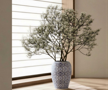 New Chinese Style Ground Green Plant Potted Plants-ID:603130107