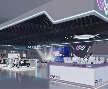 Modern Exhibition Hall-ID:853661068