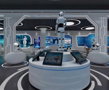 Modern Exhibition Hall-ID:259203912