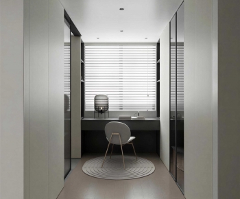 Modern Clothes Storage Area-ID:396143918