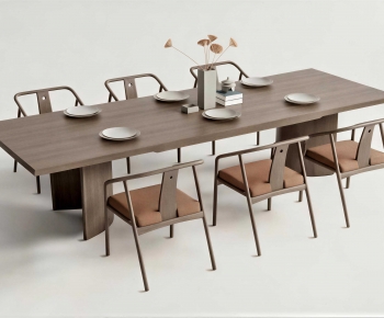 New Chinese Style Dining Table And Chairs-ID:776655914