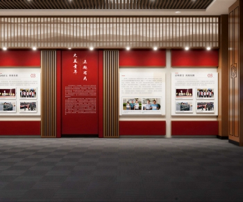 New Chinese Style Office Exhibition Hall-ID:497728117